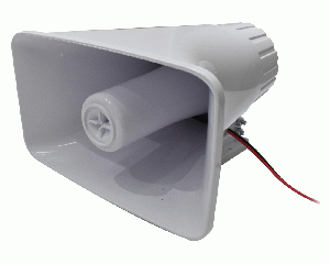 SIRENA 1 TONO 20X12CM 110V-40W BLANCA(SI-258)