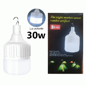 FOCO LED RECARGABLE 30W-4H COLGAR(4M981JO)