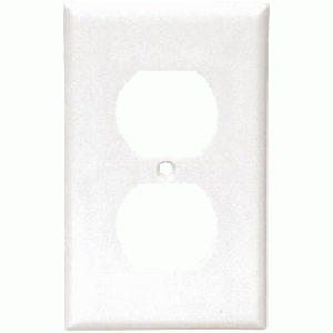 PLACA BAKELITA OVALADA BLANCA T/COOPER(1109).