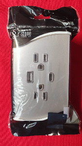 CENT PRO TOMA DOBLE+USB+C (4S90137)